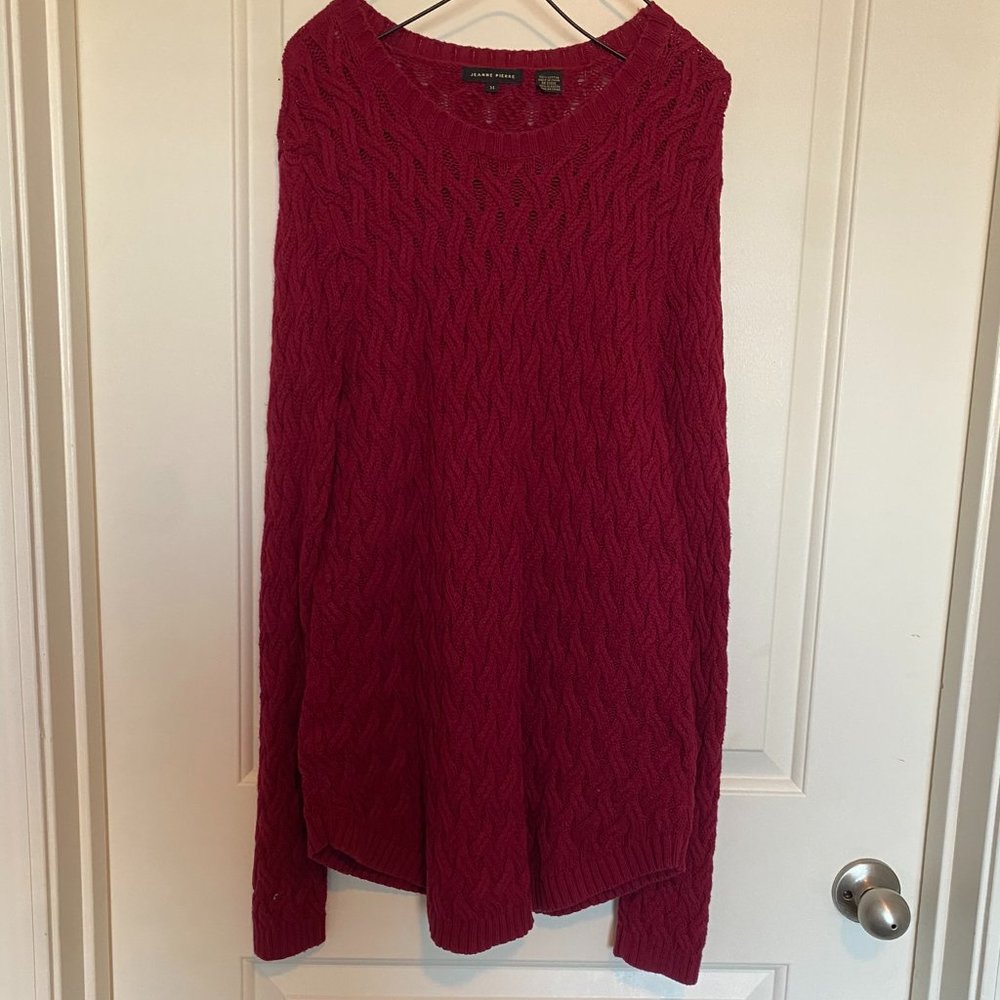 Maroon Sweater Dress